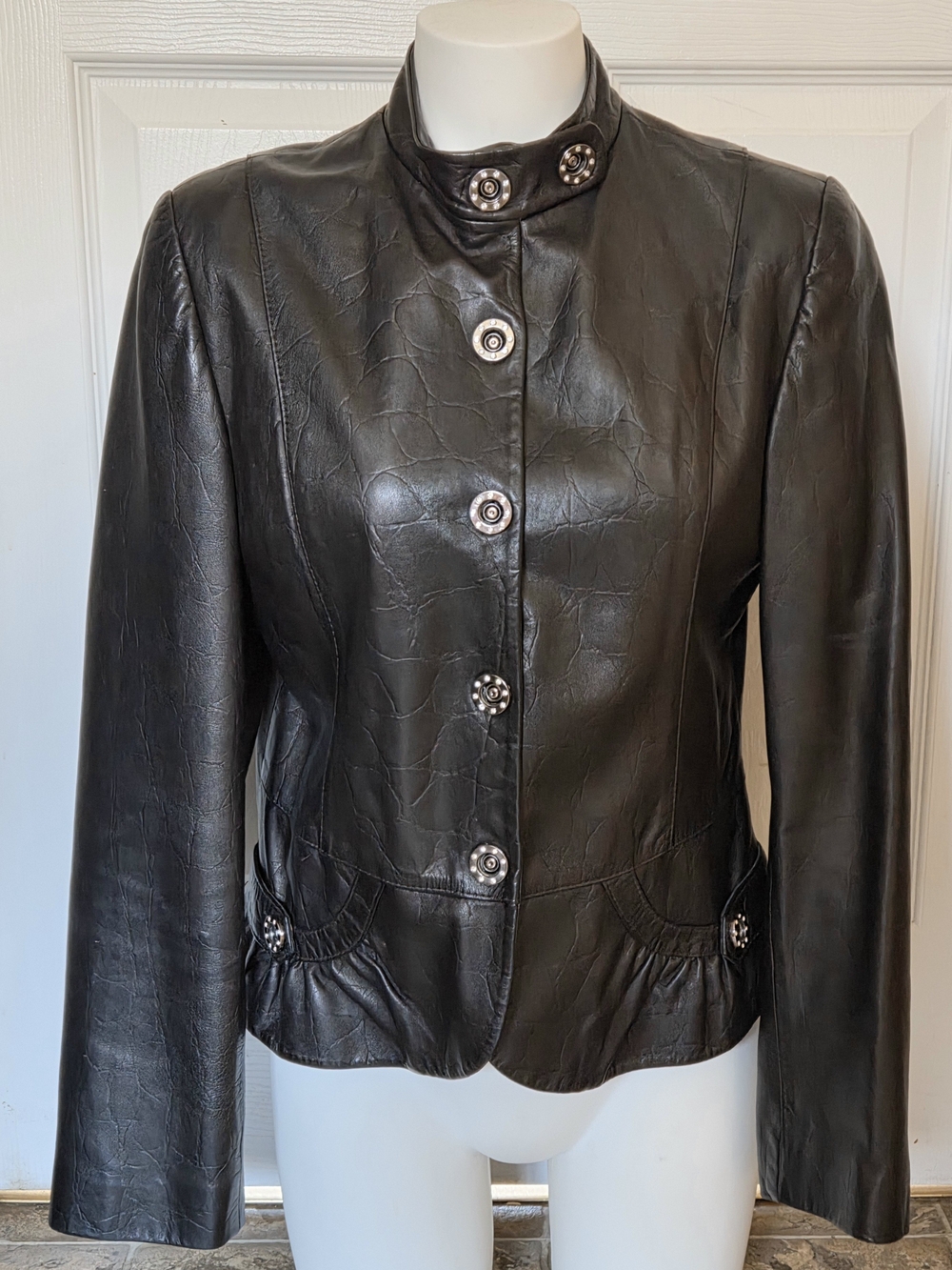 Women’s Black Leather Jacket